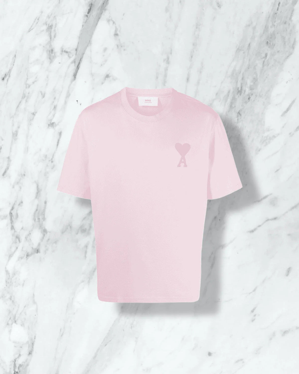 AMI PARIS - T-SHIRT ROSE