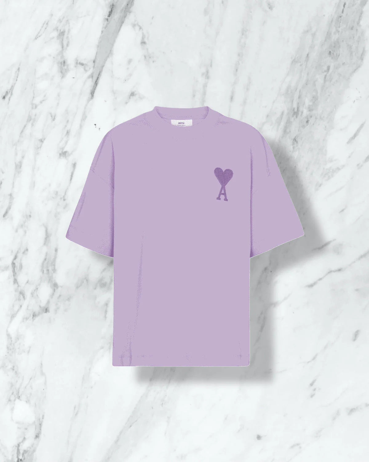 AMI PARIS - T-SHIRT VIOLET